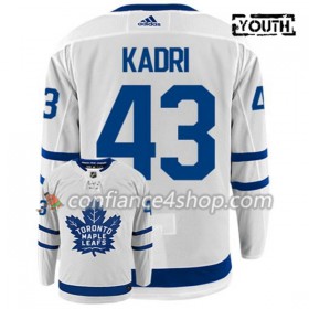 Adidas Maillot de Hockey Toronto Maple Leafs NAZEM KADRI 43 Blanc Authentic - Enfant
